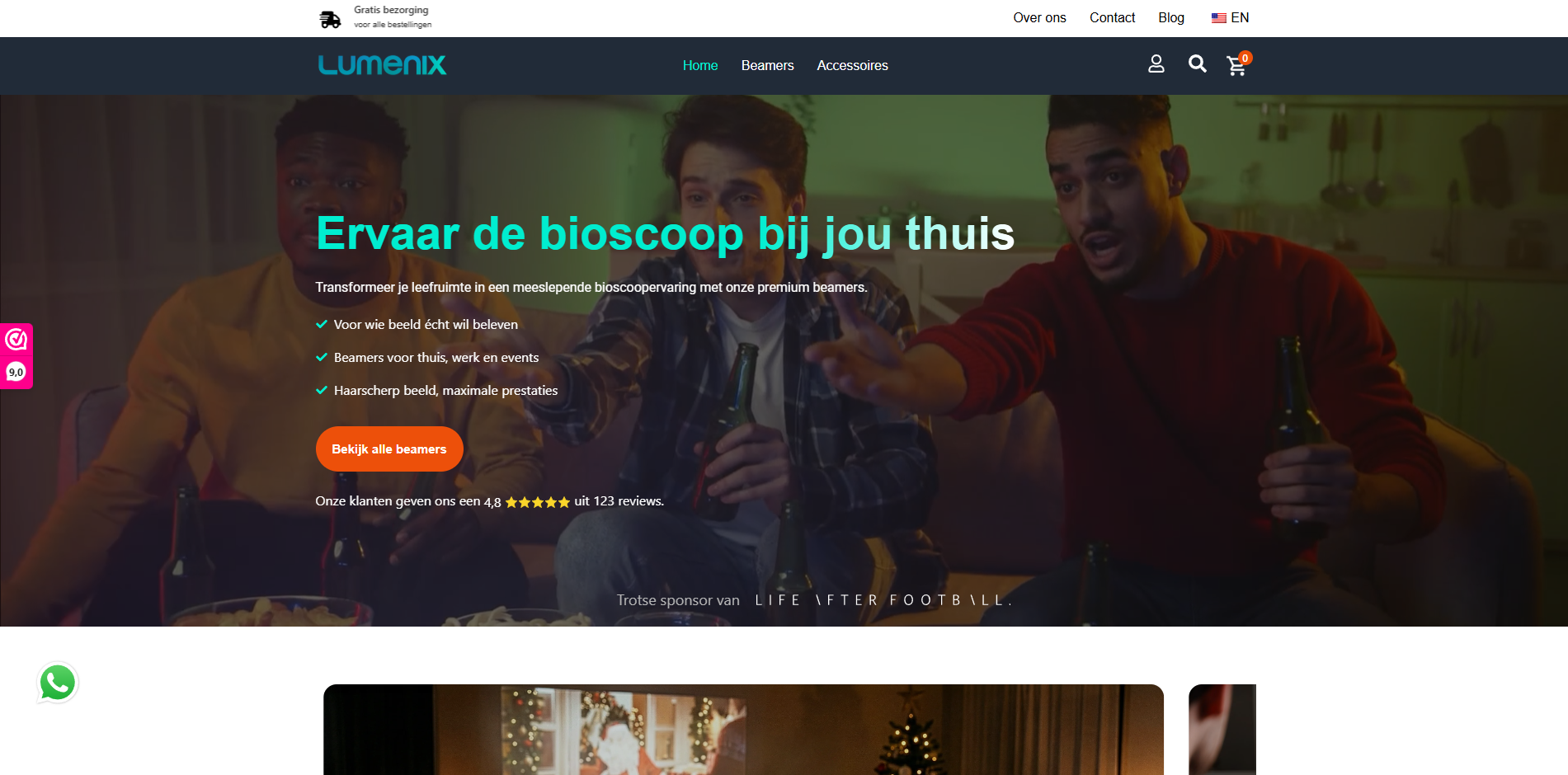 Lumenix Hero Section